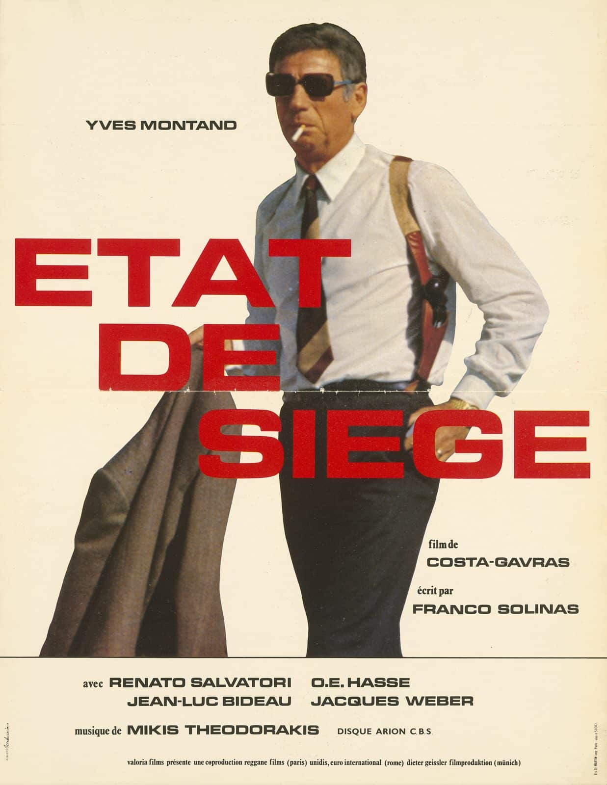 GRAND TEMOIN : COSTA-GAVRAS – ETAT DE SIEGE