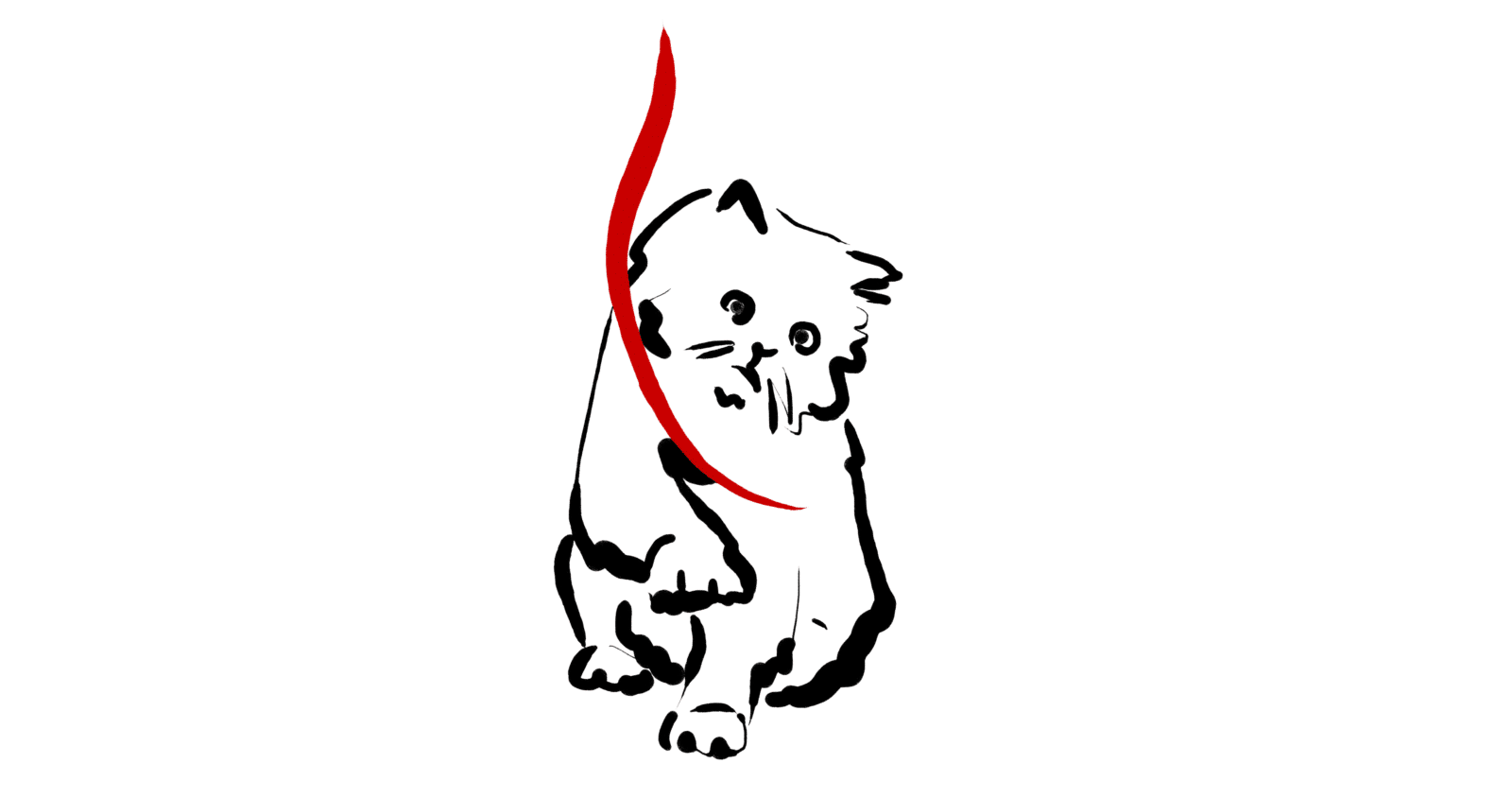 Tres gatos parias